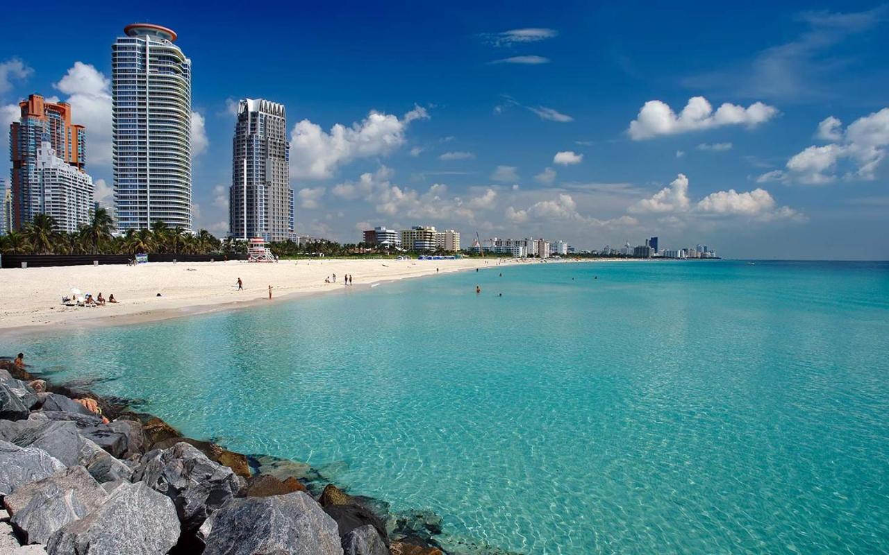 Luxe 2Br1Bath South Beach 1 Min Walk From Ocean Miami Beach Bagian luar foto