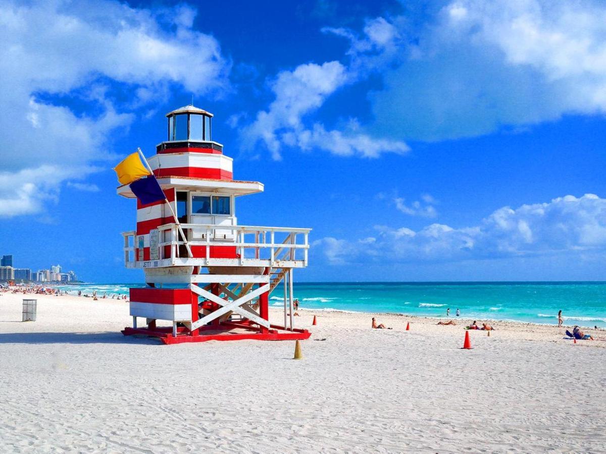 Luxe 2Br1Bath South Beach 1 Min Walk From Ocean Miami Beach Bagian luar foto
