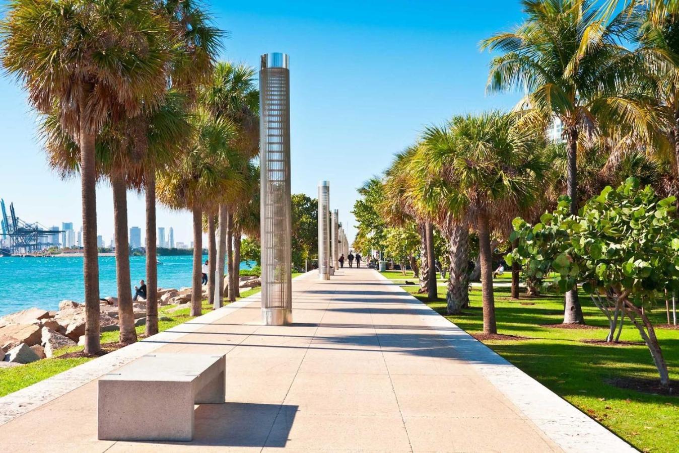 Luxe 2Br1Bath South Beach 1 Min Walk From Ocean Miami Beach Bagian luar foto